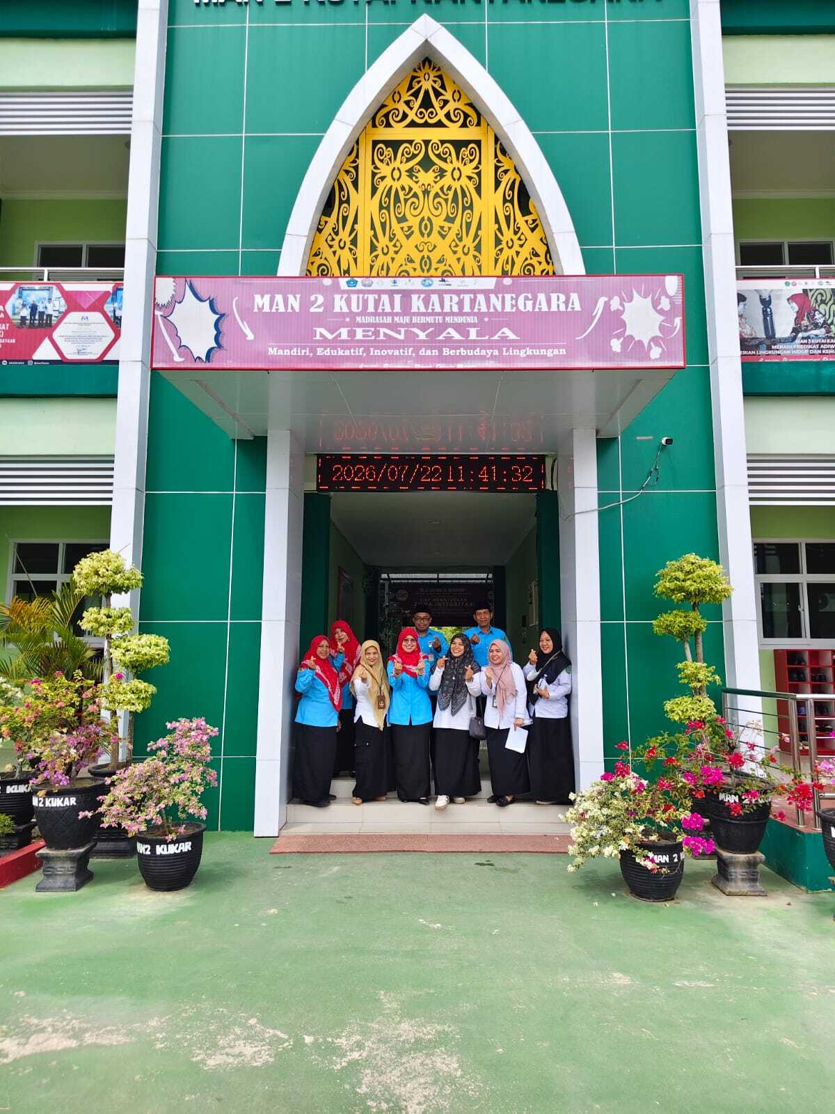 MAN 2 Kukar Terima Kunjungan Supervisi  PHS dari Dinas Kesehatan